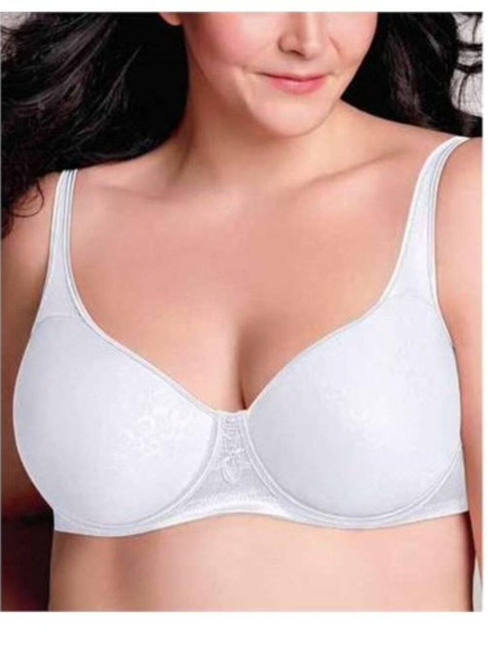 Wonderbra Women's Underwire Breathable Cups Bra White Size 42C